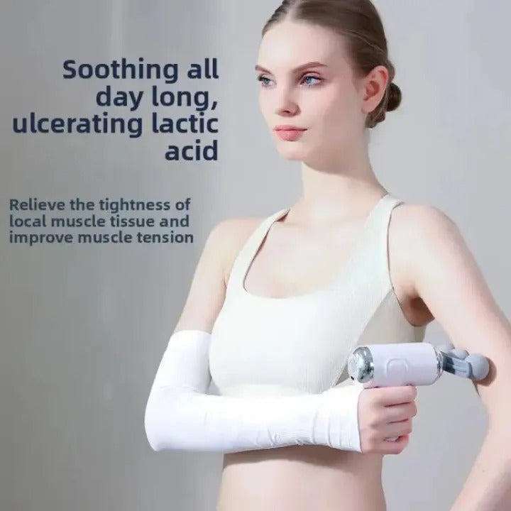 9 In 1 Gun Massager Machine for Pain Relief 6 Speed Type-C Charging for Muscle Pain Relief Massager