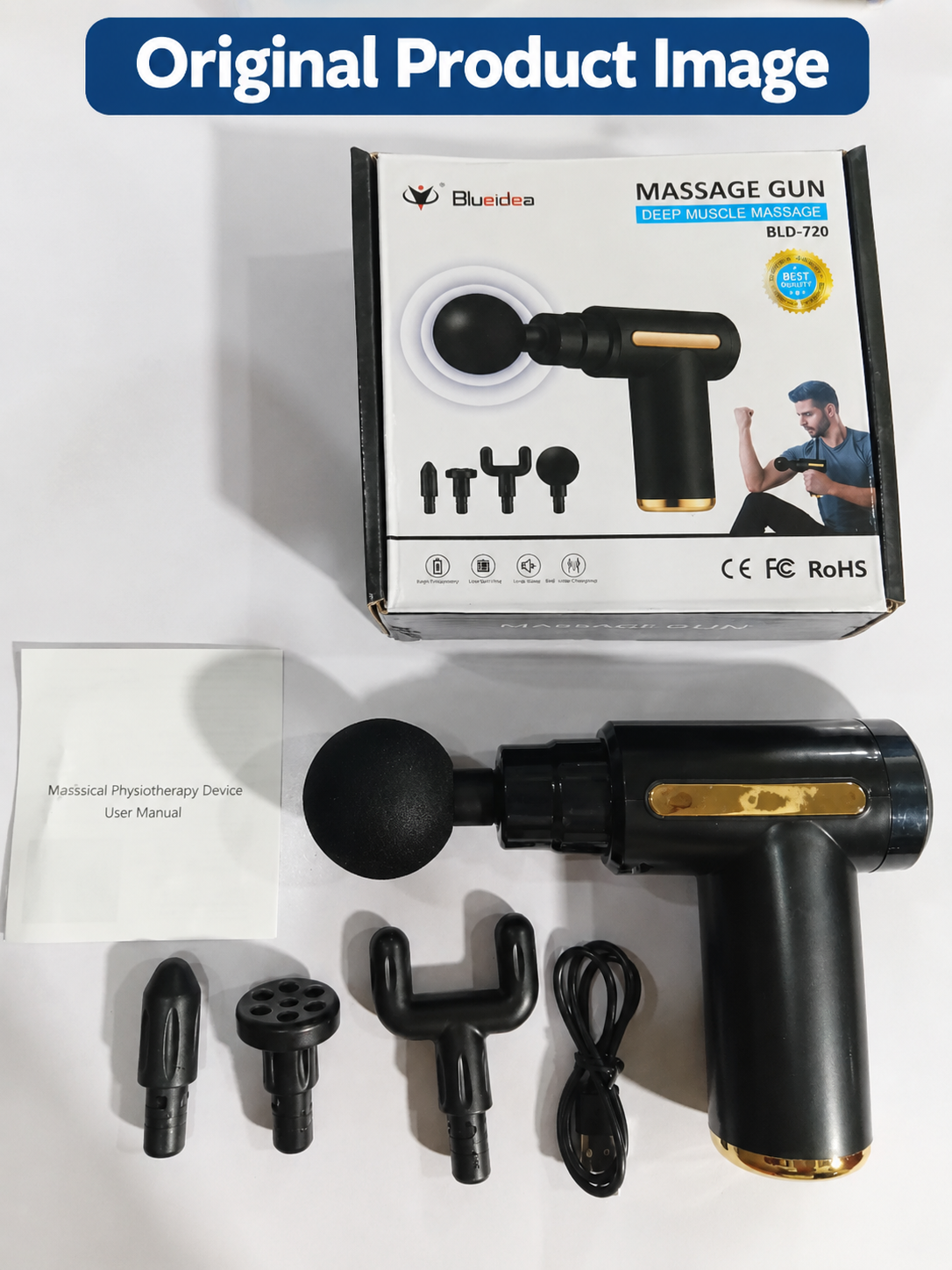 4in1 Massage Gun, Small Travel Tool, Massage Gun Deep Tissue
