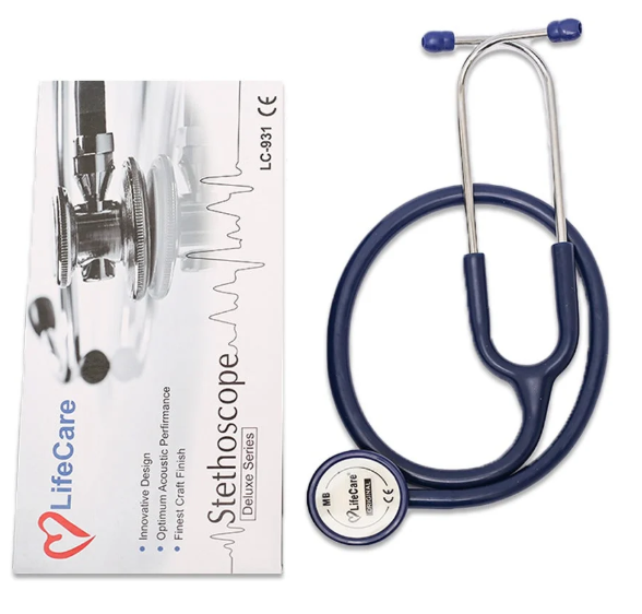 LifeCare Original Double Dual Head Stethoscope Classic Luxury Smart Design