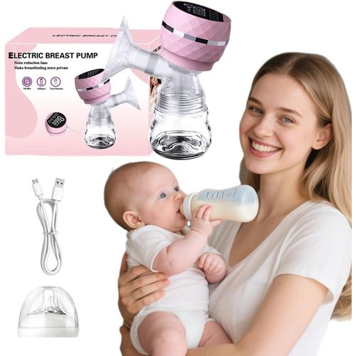 Portable Electric Breast Pump | Quiet Automatic Breast Milk Pump | BPA-Free & Comfortable
