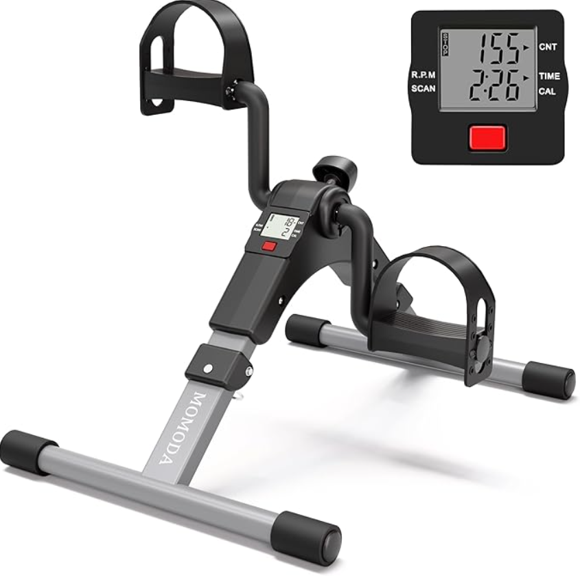 Digital Exercise Pedal Cycle | Portable Pedal Exerciser | Digital Display Monitor | Arm & Leg Workout Machine | Compact Fitness Equipment for Home, Office & Physical Therapy | Adjustable Resistance | Low Impact Exercise Bike By AIMS MART