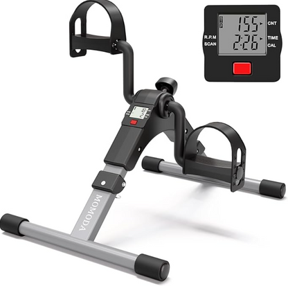 Digital Exercise Pedal Cycle | Portable Pedal Exerciser | Digital Display Monitor | Arm & Leg Workout Machine | Compact Fitness Equipment for Home, Office & Physical Therapy | Adjustable Resistance | Low Impact Exercise Bike By AIMS MART