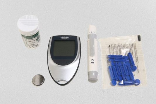 Medesign Blood Glucose Meter with 10 strips