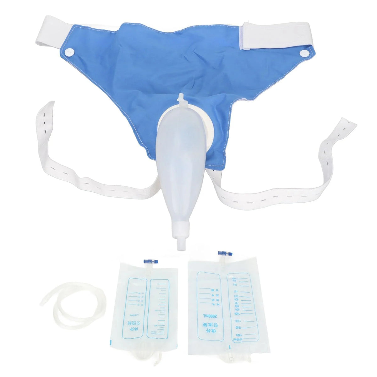 Silicone Urine Collection Bag with 2 Bags 2000ml & 1000ml