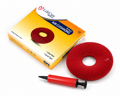 Inflatable Donut Seat Cushion – Round Air Pillow for Sitting Comfort
