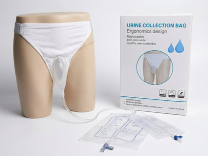 Silicone Urine Collection Bag with 2 Bags 2000ml & 1000ml