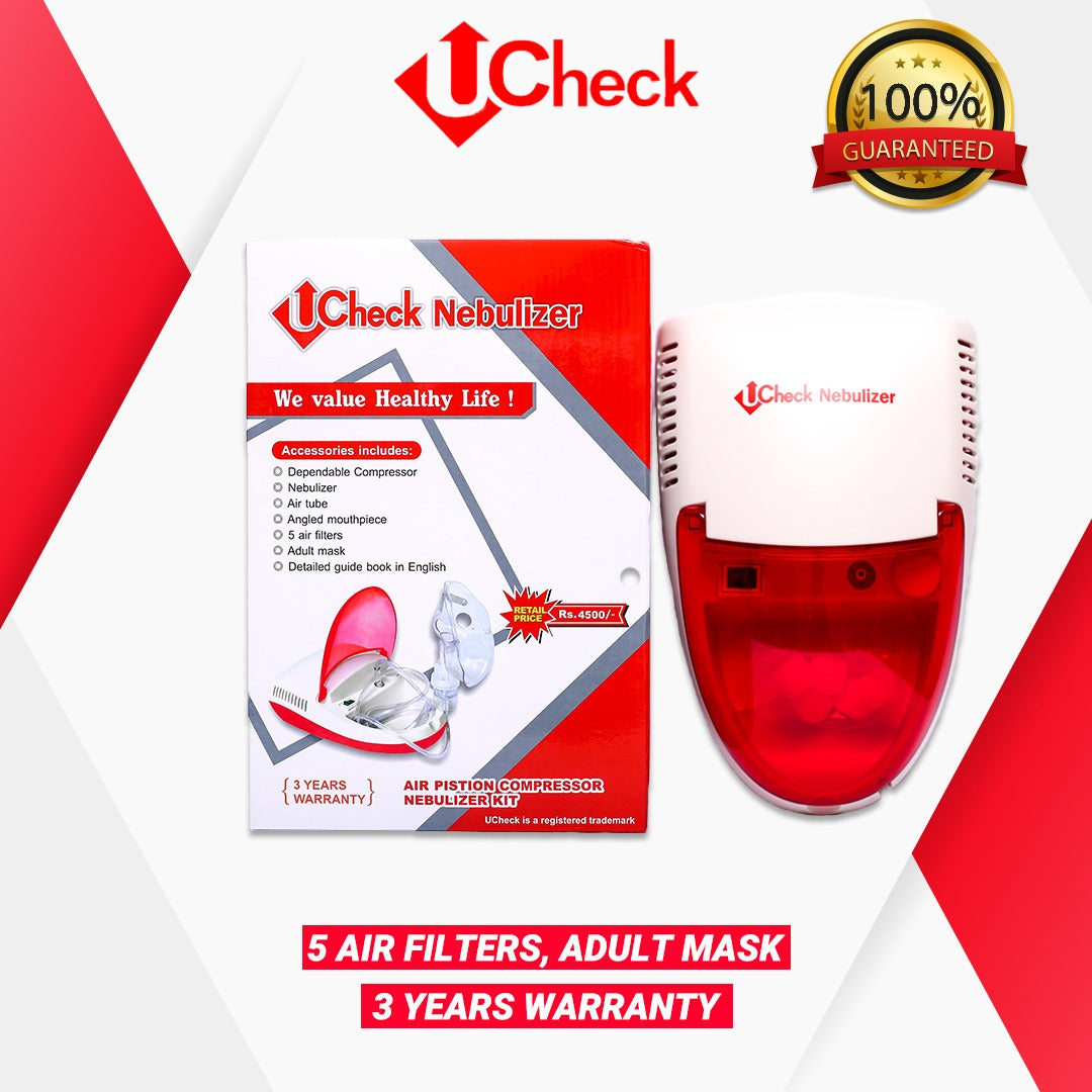 Ucheck Nebulizer Complete Kit – Portable & Easy-to-Use