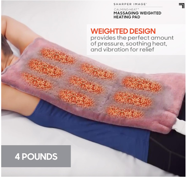 Heating pad & massager 2 in one | 3 Heat, 6 Massage