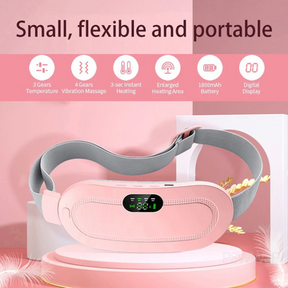 Period Cramp Relief Belt – Portable Electric Menstrual Heating pad